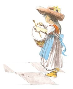 Girl with drum